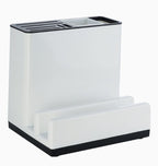 Multifunctional Kitchen Storage Box & Pot Lid Holder - Countertop Knife, Chopstick & Cutting Board Organizer