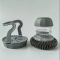 Automatic Liquid Dispensing Pot & Dish Cleaning Brush - Multifunctional Hydraulic Scrubber Tool