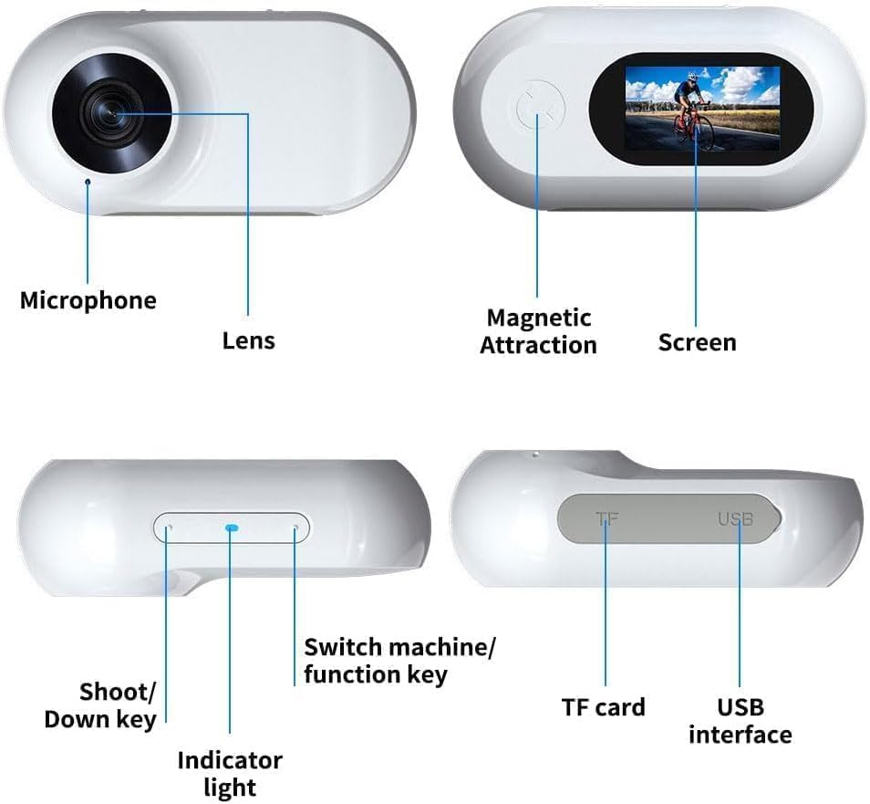 Mini Motion View – Portable Clip-On Mini Camera