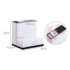 Multifunctional Kitchen Storage Box & Pot Lid Holder - Countertop Knife, Chopstick & Cutting Board Organizer