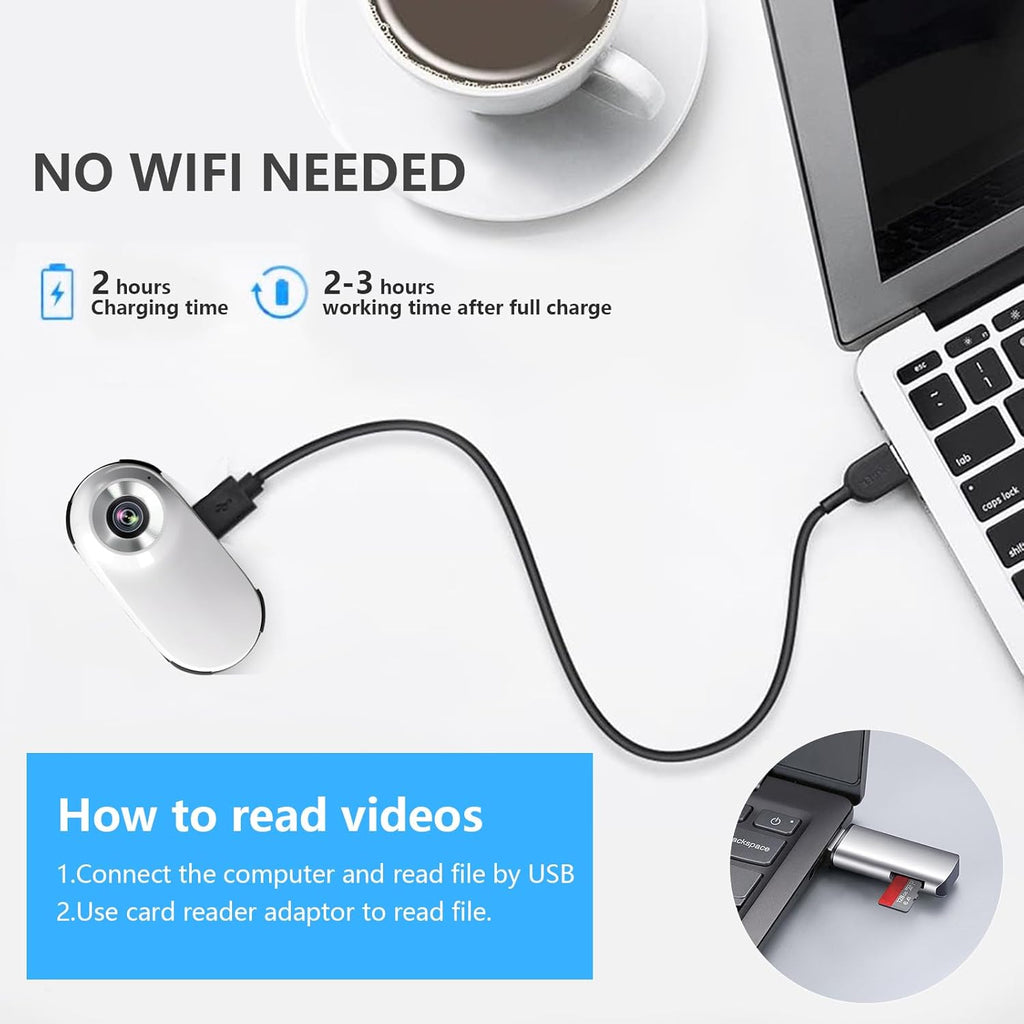 Mini Motion View – Portable Clip-On Mini Camera