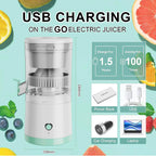Portable Citrus Squeezer & Presser – Manual Lemon & Orange Juice Extractor