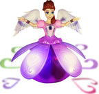 Dancing Angel Princess Doll Toy with 3D Lights & Music
