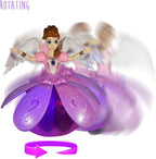 Dancing Angel Princess Doll Toy with 3D Lights & Music