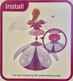 Dancing Angel Princess Doll Toy with 3D Lights & Music