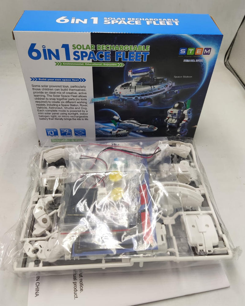 🚀 6-in-1 Solar Powered Educational Space Fleet Kit 👨‍🚀☀️🛸