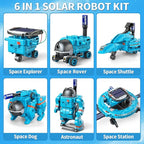 🚀 6-in-1 Solar Powered Educational Space Fleet Kit 👨‍🚀☀️🛸