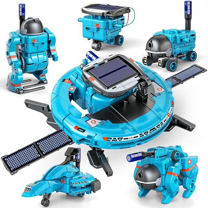 🚀 6-in-1 Solar Powered Educational Space Fleet Kit 👨‍🚀☀️🛸