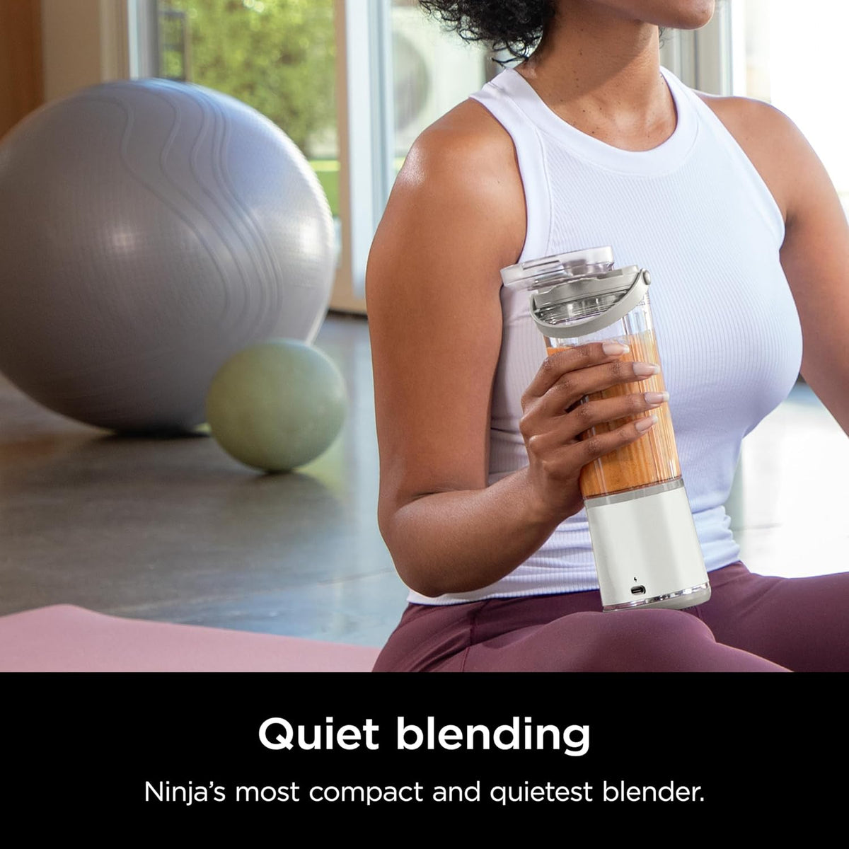 Ninja Blast Portable Blender (14 oz) - Cordless Smoothie Maker, Ice Crushing Mixer with Carry Handle