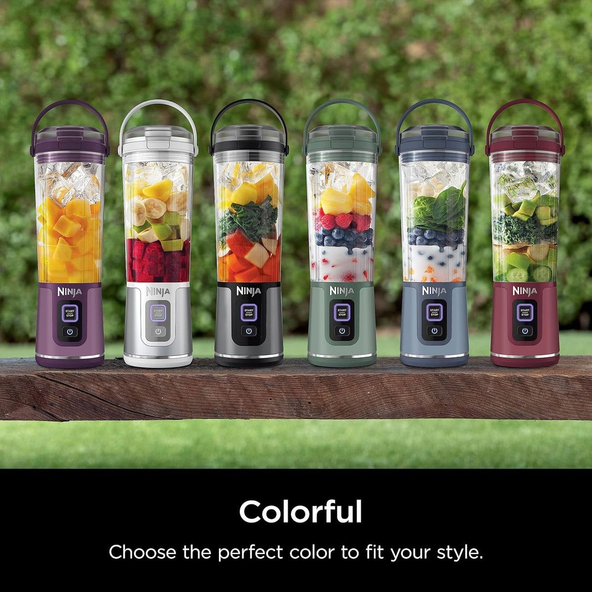 Ninja Blast Portable Blender (14 oz) - Cordless Smoothie Maker, Ice Crushing Mixer with Carry Handle