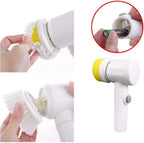 Cleaning Magic Electric Brush (5-in-1) - Cordless Handheld Power Scrubber for Kitchen & Bathroom