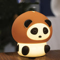 Cute Panda Silicone Night Light & Bedside Lamp - Touch Sensor, Eye-Care Warm Ambient Light for Kids & Nursery