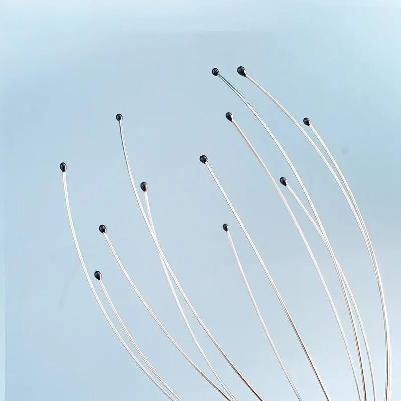 Manual Scalp Head Massager - Octopus Wire Hair Scrubber for Stress Relief & Relaxation