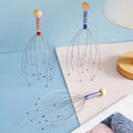 Manual Scalp Head Massager - Octopus Wire Hair Scrubber for Stress Relief & Relaxation